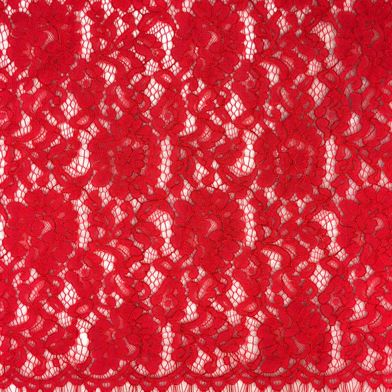 Lace Fabric Dress Eyelash Nylon for Women's Wear Wholesale Supplier 5